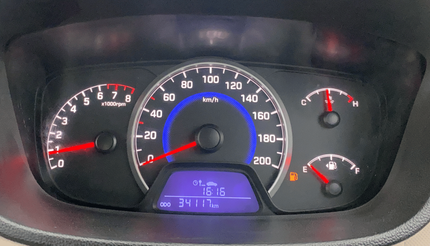 2016 Hyundai Grand i10 SPORTZ 1.2 KAPPA VTVT, Petrol, Manual, 34,112 km, Odometer Image
