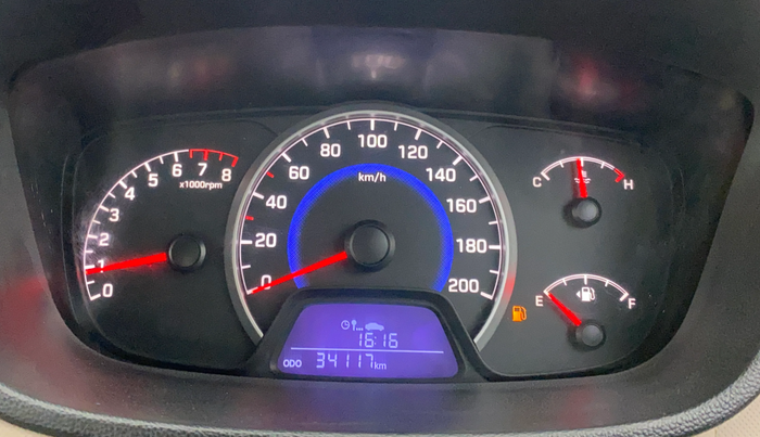 2016 Hyundai Grand i10 SPORTZ 1.2 KAPPA VTVT, Petrol, Manual, 34,112 km, Odometer Image