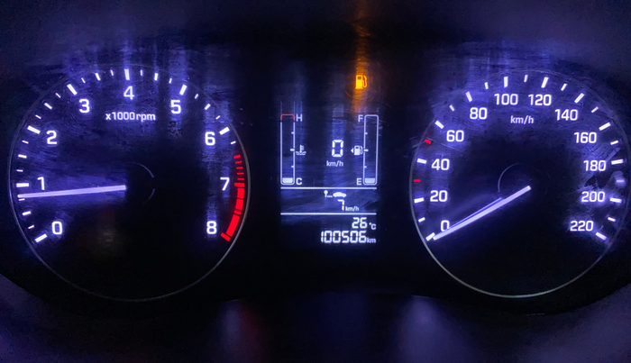 2018 Hyundai Elite i20 SPORTZ 1.2, Petrol, Manual, 1,00,499 km, Odometer Image