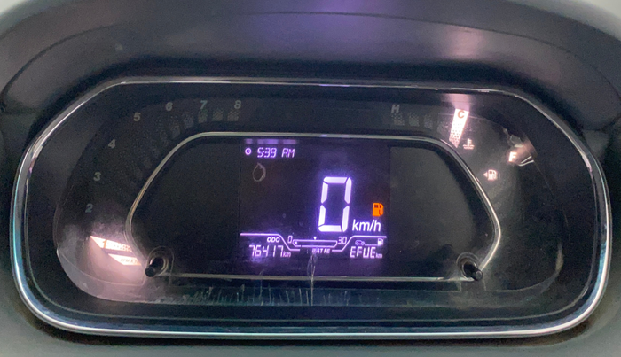 2020 Tata TIGOR XZ PETROL, Petrol, Manual, 76,395 km, Odometer Image