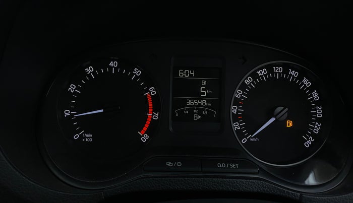 2018 Skoda Rapid AMBITION 1.6 MPI MT, Petrol, Manual, 36,544 km, Odometer Image