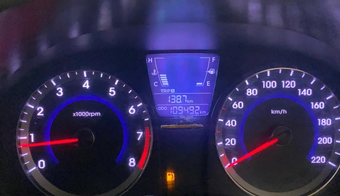2012 Hyundai Verna FLUIDIC 1.4 VTVT, Petrol, Manual, 1,09,489 km, Odometer Image