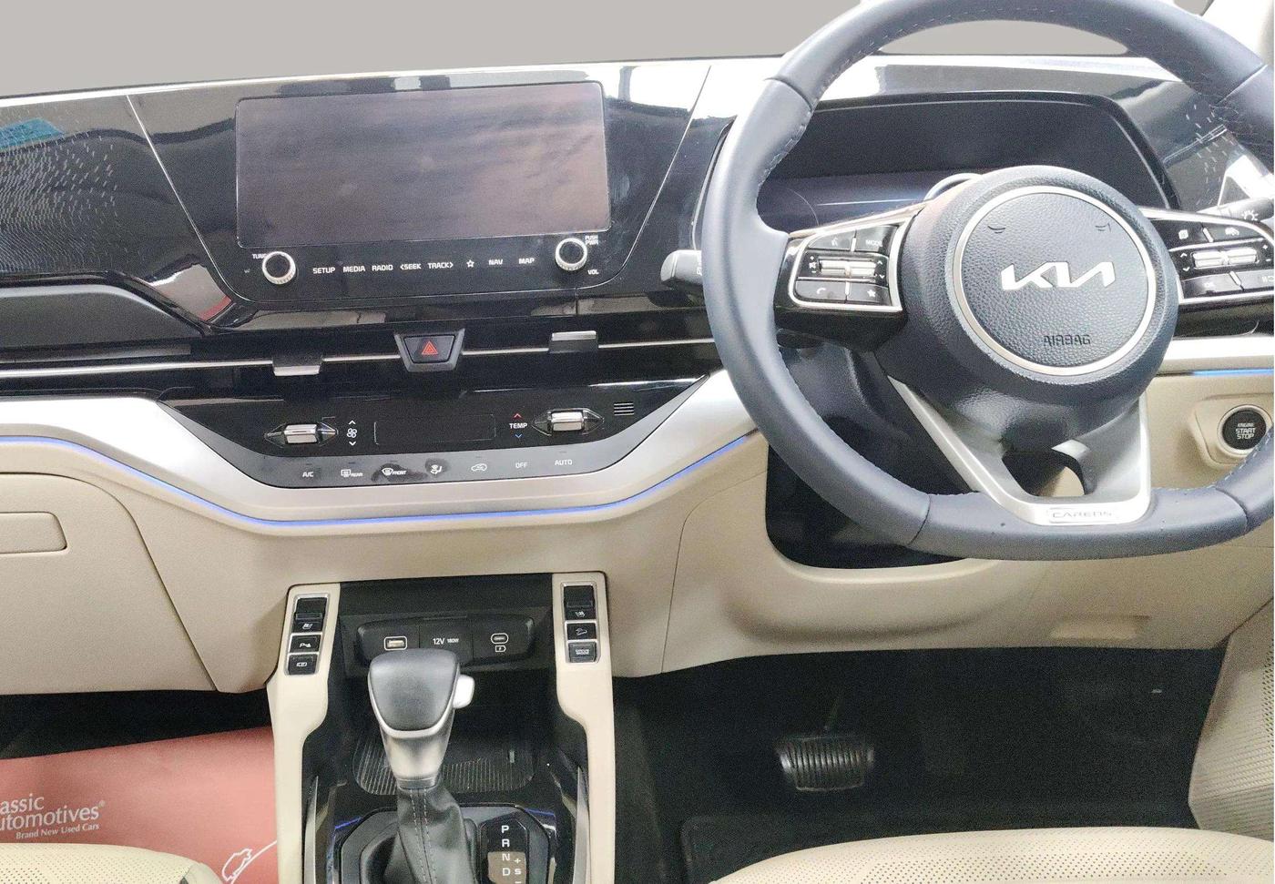 2025 KIA CARENS Luxury Plus 1.5 Turbo Petrol DCT 7 STR, Petrol, Automatic, 7,498 km, Air Conditioner