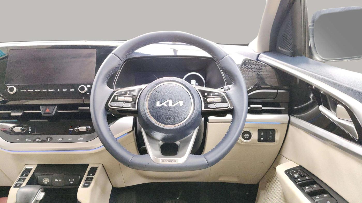 2025 KIA CARENS Luxury Plus 1.5 Turbo Petrol DCT 7 STR, Petrol, Automatic, 7,498 km, Steering Wheel Close Up
