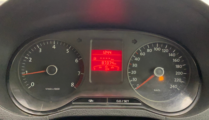 2012 Volkswagen Polo TRENDLINE 1.2L PETROL, Petrol, Manual, 87,331 km, Odometer Image