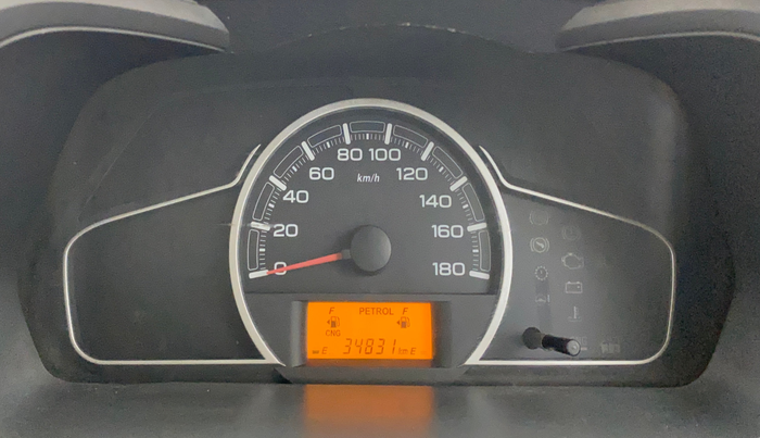 2016 Maruti Alto K10 LXI CNG, CNG, Manual, 34,831 km, Odometer Image
