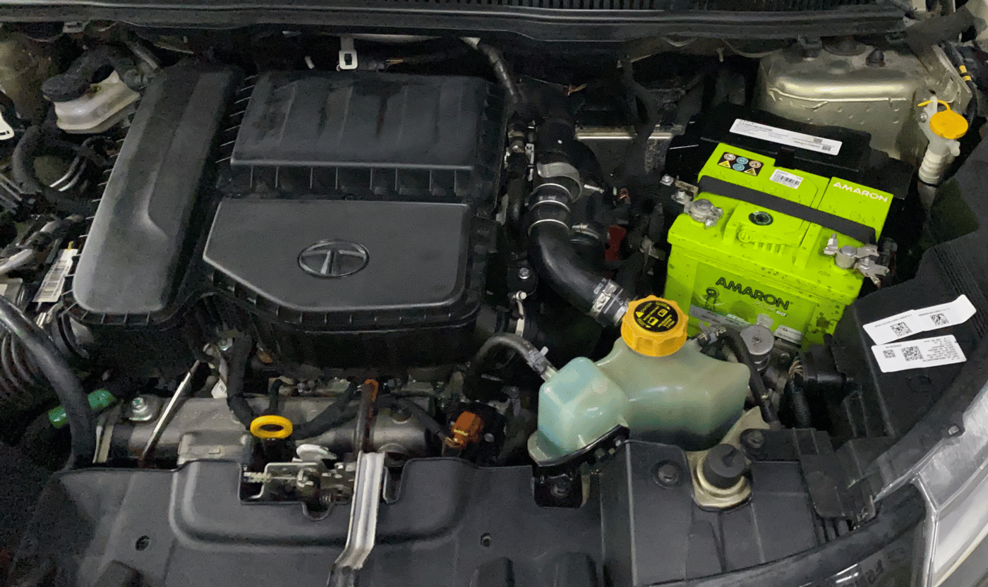 2022 Tata NEXON XZ PLUS (PREMIUM) KAZIRANGA DIESEL, Diesel, Manual, 57,219 km, Engine View - Left