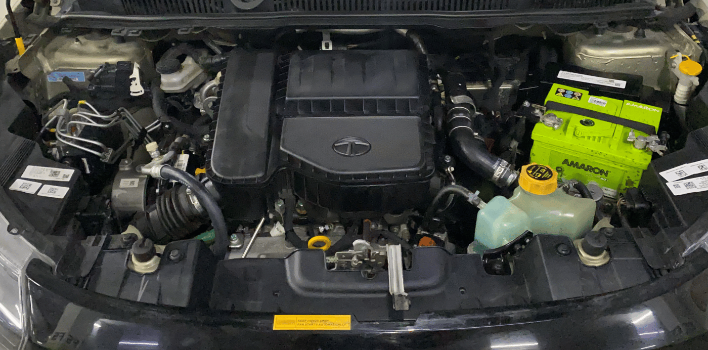 2022 Tata NEXON XZ PLUS (PREMIUM) KAZIRANGA DIESEL, Diesel, Manual, 57,219 km, Engine View