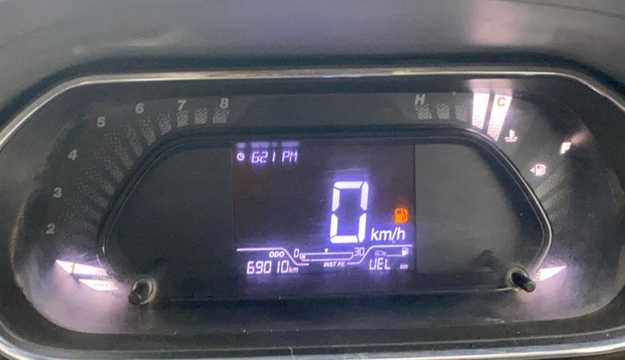 2021 Tata TIGOR XE PETROL, Petrol, Manual, 68,973 km, Odometer Image