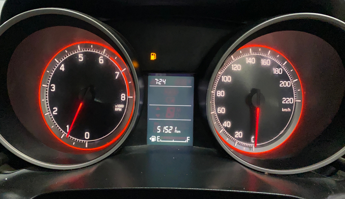 2018 Maruti Swift VXI, Petrol, Manual, 51,516 km, Odometer Image