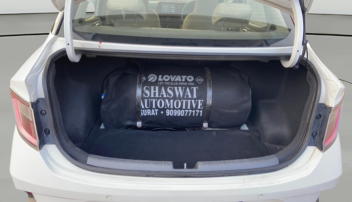 2020 Hyundai AURA SX 1.2, CNG, Manual, 55,457 km, Boot Inside