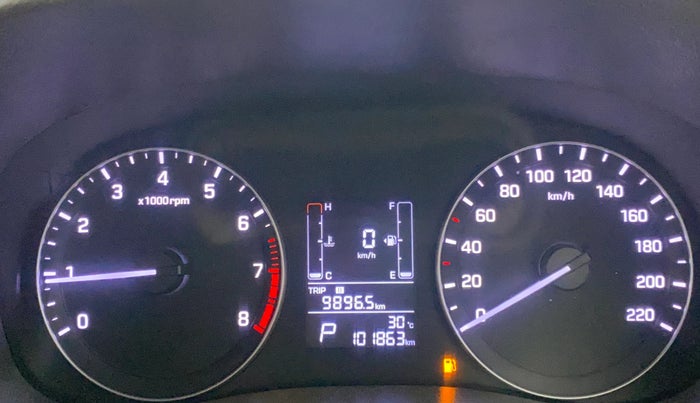 2019 Hyundai Creta SX AT 1.6 PETROL, Petrol, Automatic, 1,01,911 km, Odometer Image
