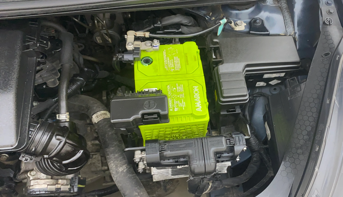 2023 Hyundai GRAND I10 NIOS SPORTZ AMT 1.2 KAPPA VTVT, Petrol, Automatic, 35,531 km, Engine View - Left