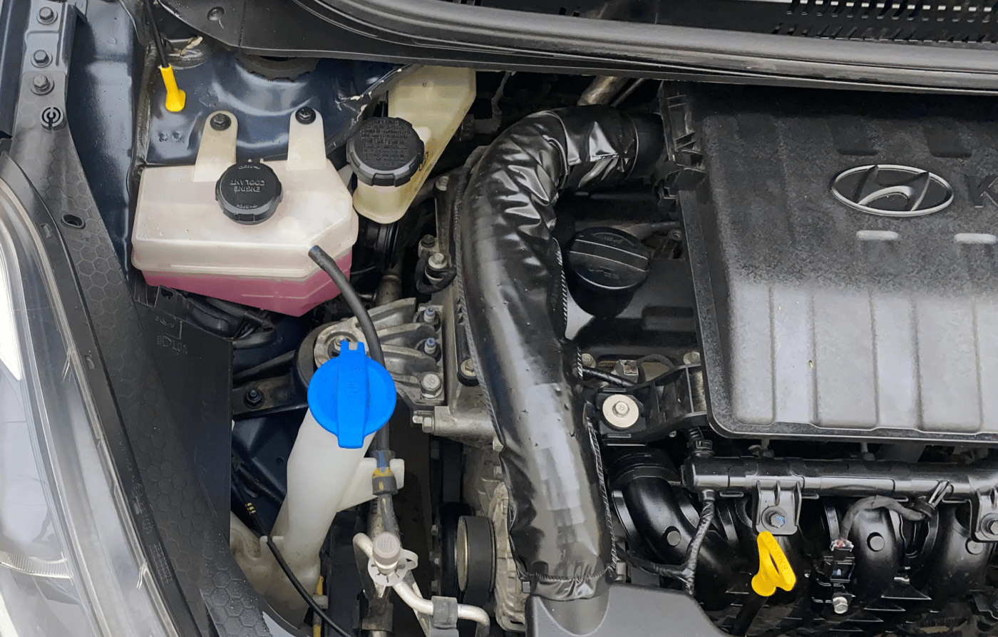 2023 Hyundai GRAND I10 NIOS SPORTZ AMT 1.2 KAPPA VTVT, Petrol, Automatic, 35,531 km, Engine View - Right