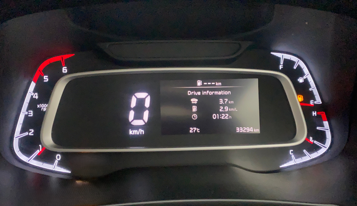 2021 KIA SONET GTX PLUS 1.5, Diesel, Manual, 33,256 km, Odometer Image