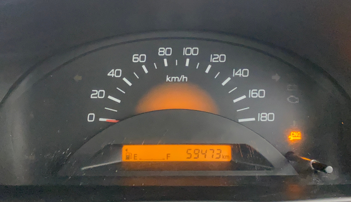 2014 Maruti Wagon R 1.0 LXI CNG, CNG, Manual, 59,473 km, Odometer Image