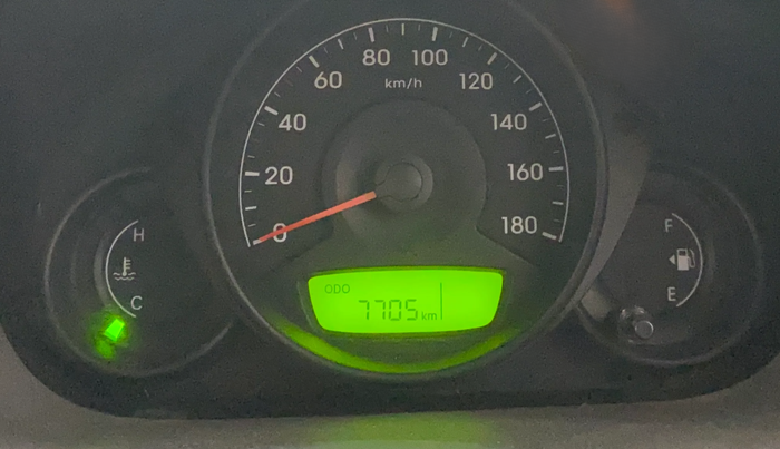 2012 Hyundai Eon D-LITE, Petrol, Manual, 7,705 km, Odometer Image
