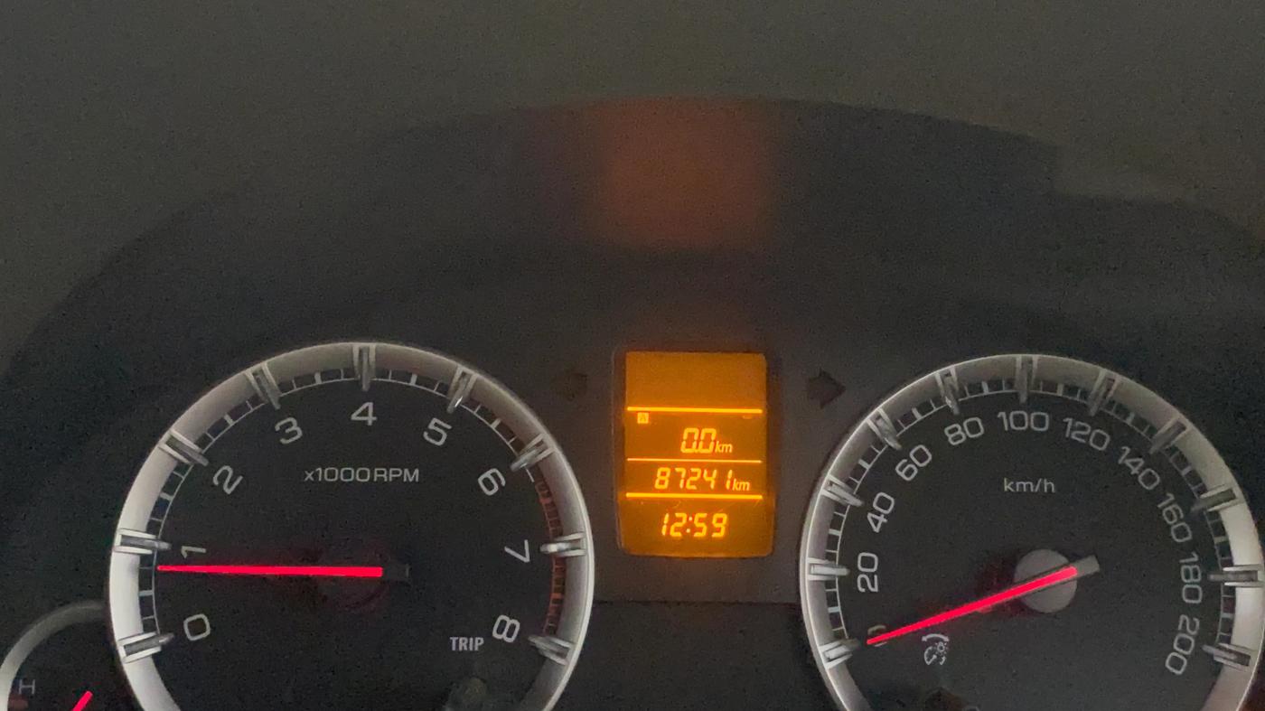 2013 Maruti Ertiga VXI, Petrol, Manual, 87,220 km, Odometer Image