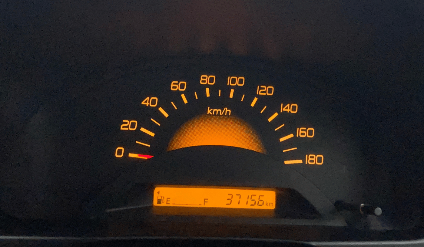 2013 Maruti Wagon R 1.0 LXI, Petrol, Manual, 37,152 km, Odometer Image