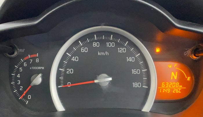 2014 Maruti Celerio VXI AMT, Petrol, Automatic, 63,255 km, Odometer Image