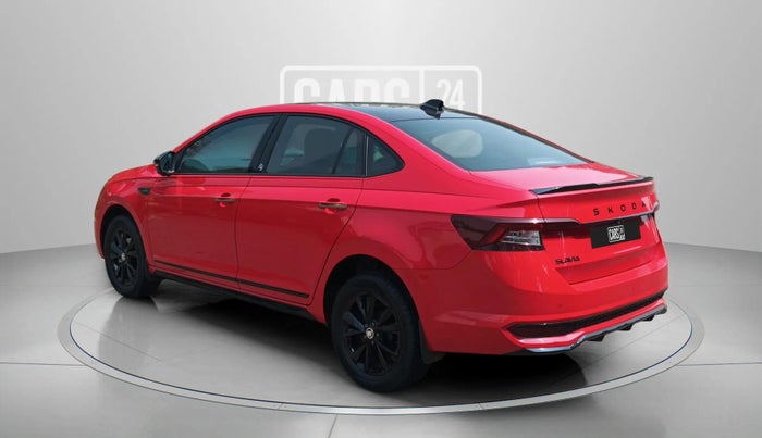 2025 Skoda SLAVIA Monte Carlo 1.0L TSI AT, Petrol, Automatic, 1,523 km, Left Back Diagonal