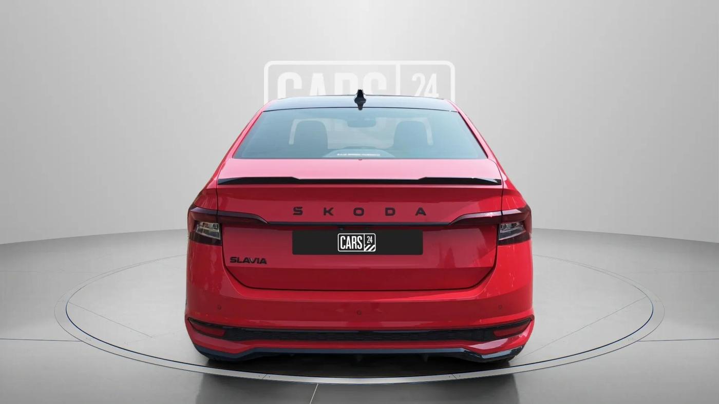2025 Skoda SLAVIA Monte Carlo 1.0L TSI AT, Petrol, Automatic, 1,523 km, Back/Rear
