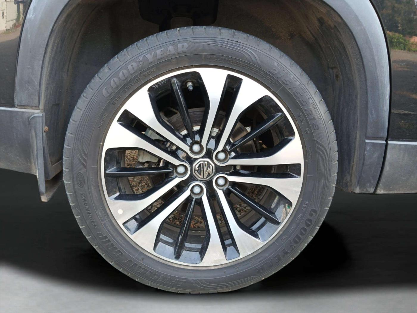 2022 MG HECTOR PLUS SHARP 1.5 PETROL TURBO CVT 6-STR, Petrol, Automatic, 10,957 km, Right Rear Wheel