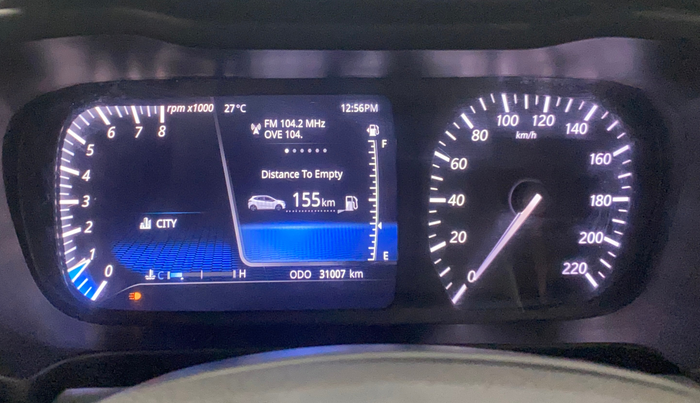 2021 Tata ALTROZ XZ PETROL, Petrol, Manual, 31,006 km, Odometer Image