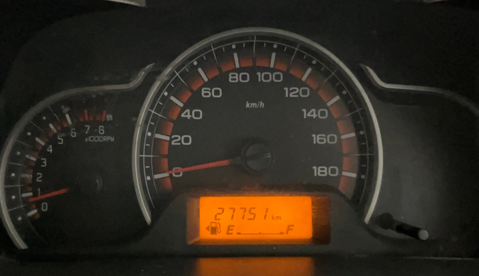 2017 Maruti Alto K10 VXI, Petrol, Manual, 27,693 km, Odometer Image