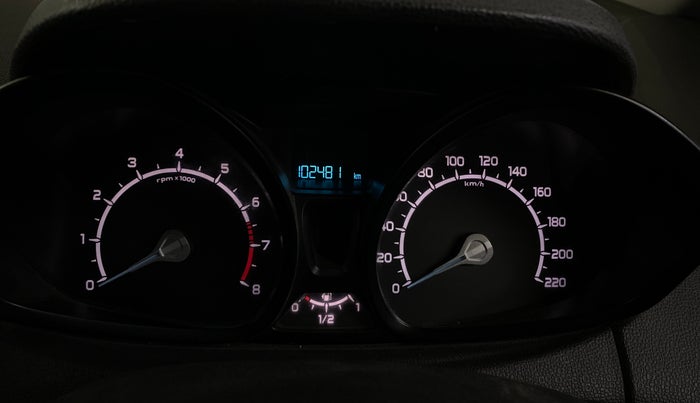 2017 Ford Ecosport TREND 1.5L PETROL, Petrol, Manual, 1,02,473 km, Odometer Image