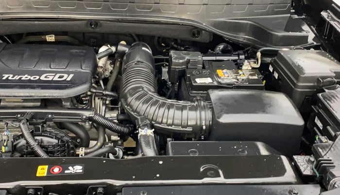 2023 KIA SONET HTX 1.0 DCT, Petrol, Automatic, 14,131 km, Engine View - Left