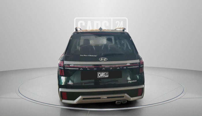 2025 Hyundai ALCAZAR Signature 7 STR 1.5 Turbo GDi Petrol DCT, Petrol, Automatic, 6,375 km, Back/Rear