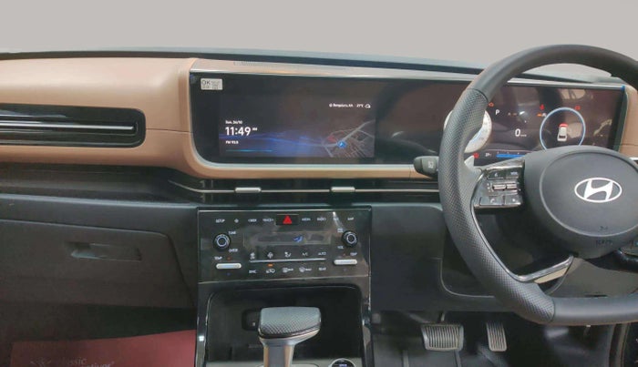 2025 Hyundai ALCAZAR Signature 7 STR 1.5 Turbo GDi Petrol DCT, Petrol, Automatic, 6,375 km, Air Conditioner