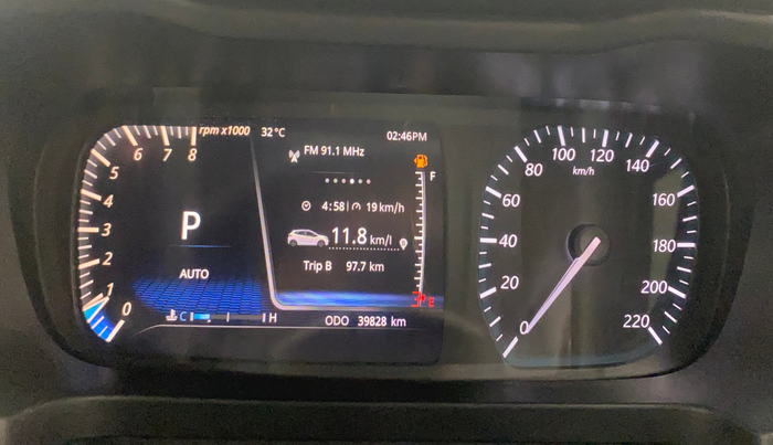 2023 Tata ALTROZ XZA PLUS (O) SUNROOF P , Petrol, Automatic, 39,828 km, Odometer Image