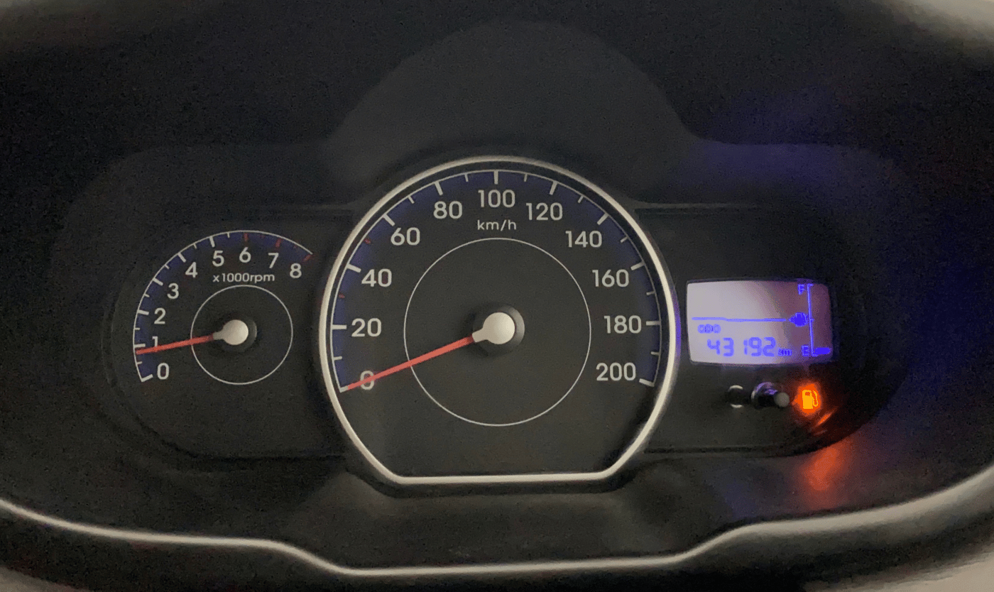 2016 Hyundai i10 MAGNA 1.1, Petrol, Manual, 43,524 km, Odometer Image