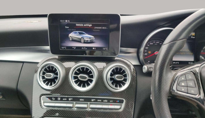 2017 Mercedes Benz C Class 220d, Diesel, Automatic, 1,11,944 km, Air Conditioner