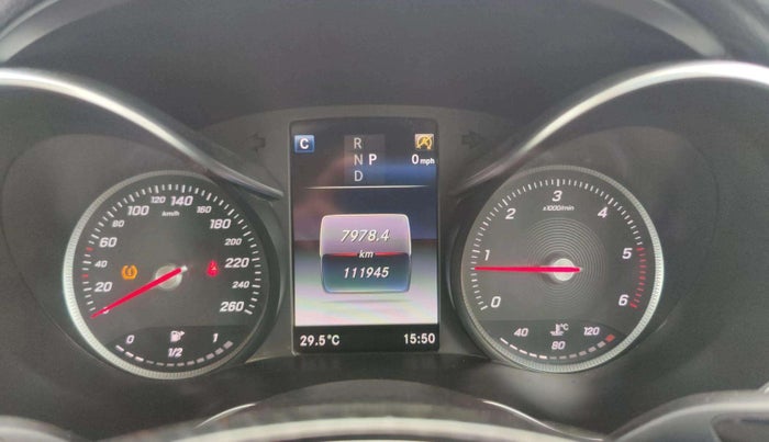 2017 Mercedes Benz C Class 220d, Diesel, Automatic, 1,11,944 km, Odometer Image