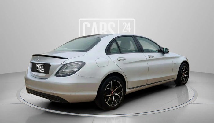 2017 Mercedes Benz C Class 220d, Diesel, Automatic, 1,11,944 km, Right Back Diagonal