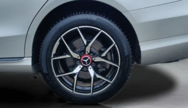 2017 Mercedes Benz C Class 220d, Diesel, Automatic, 1,11,944 km, Left Rear Wheel