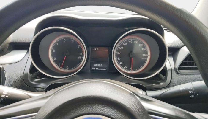 2019 Maruti Swift VXI, Petrol, Manual, 68,696 km, Odometer Image