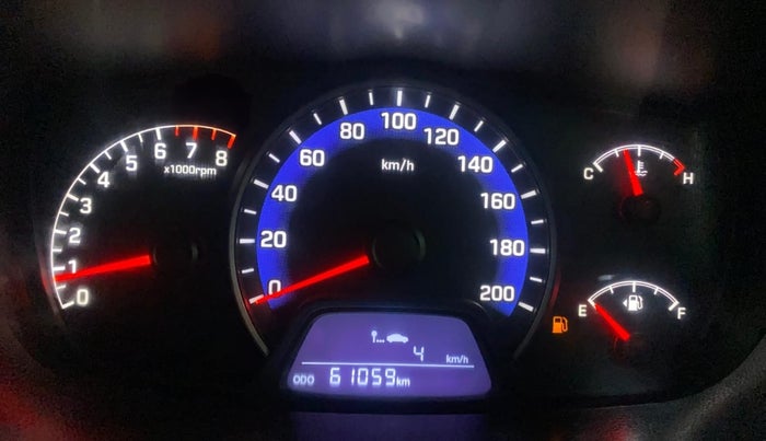 2016 Hyundai Xcent SX 1.2 (O), Petrol, Manual, 61,053 km, Odometer Image