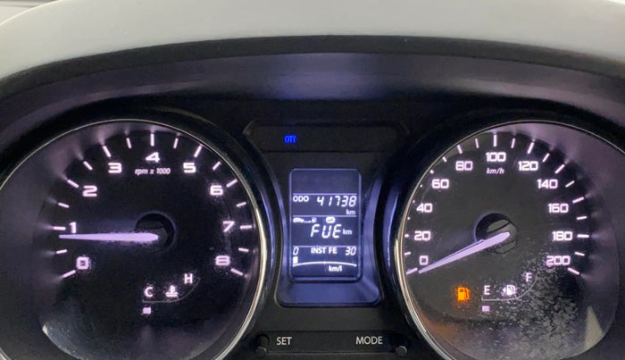 2018 Tata Tiago XZ PETROL, Petrol, Manual, 41,699 km, Odometer Image