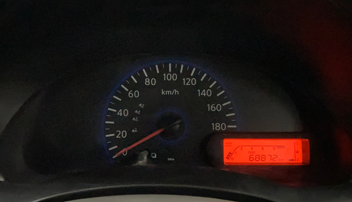 2015 Datsun Go Plus T, Petrol, Manual, 68,855 km, Odometer Image