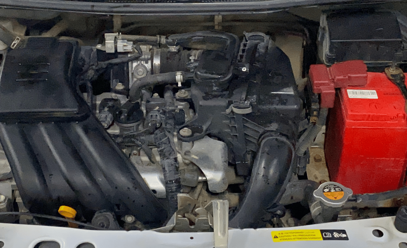 2015 Datsun Go T, Petrol, Manual, 68,875 km, Engine View