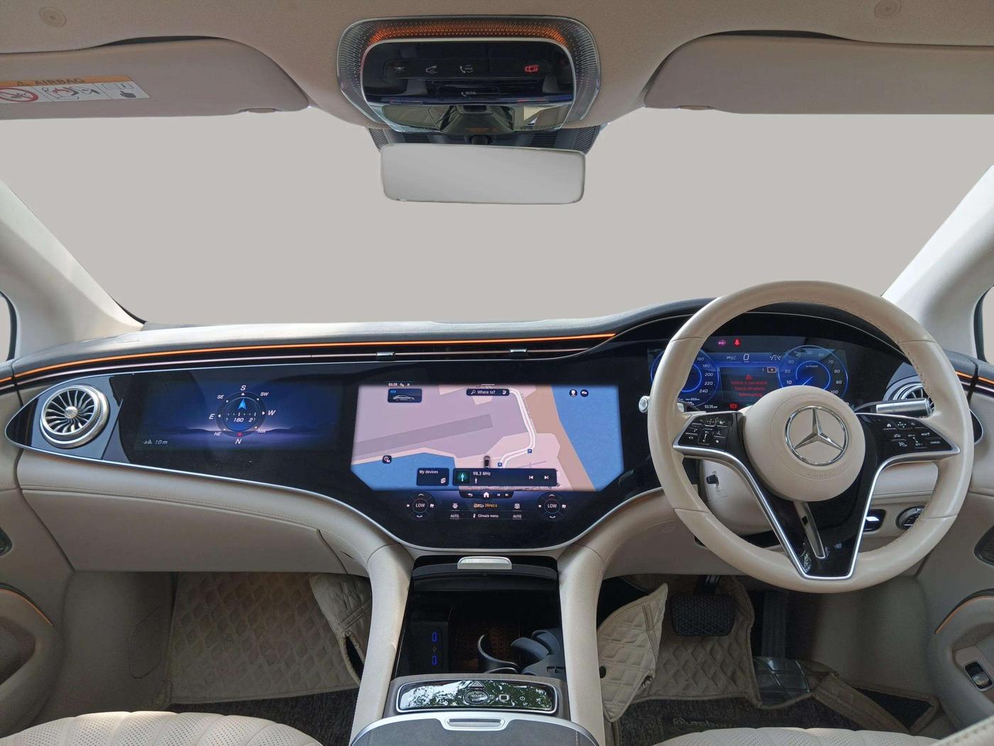2022 Mercedes Benz EQS 580 4MATIC, Electric, Automatic, 27,862 km, Dashboard