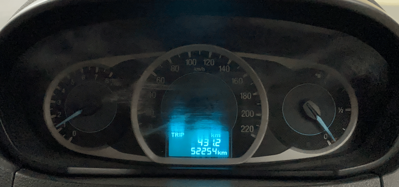 2017 Ford Figo Aspire TITANIUM 1.2 PETROL, Petrol, Manual, 52,248 km, Odometer Image