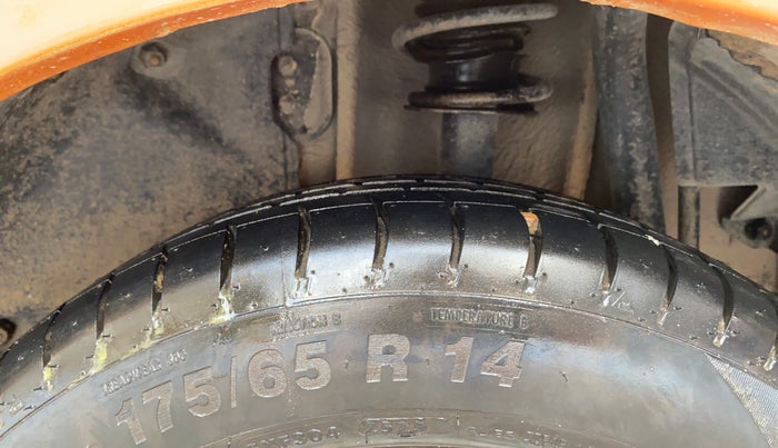2018 Tata Tiago XZ PETROL, Petrol, Manual, 53,495 km, Left Rear Tyre Tread
