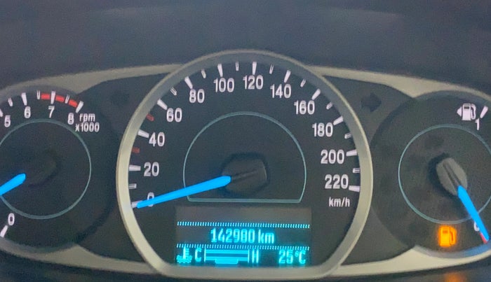 2018 Ford FREESTYLE TITANIUM 1.2 PETROL, CNG, Manual, 1,42,948 km, Odometer Image