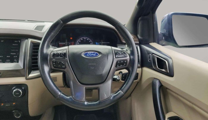 2018 Ford Endeavour TITANIUM 3.2 4X4 AT, Diesel, Automatic, 1,13,091 km, Steering Wheel Close Up