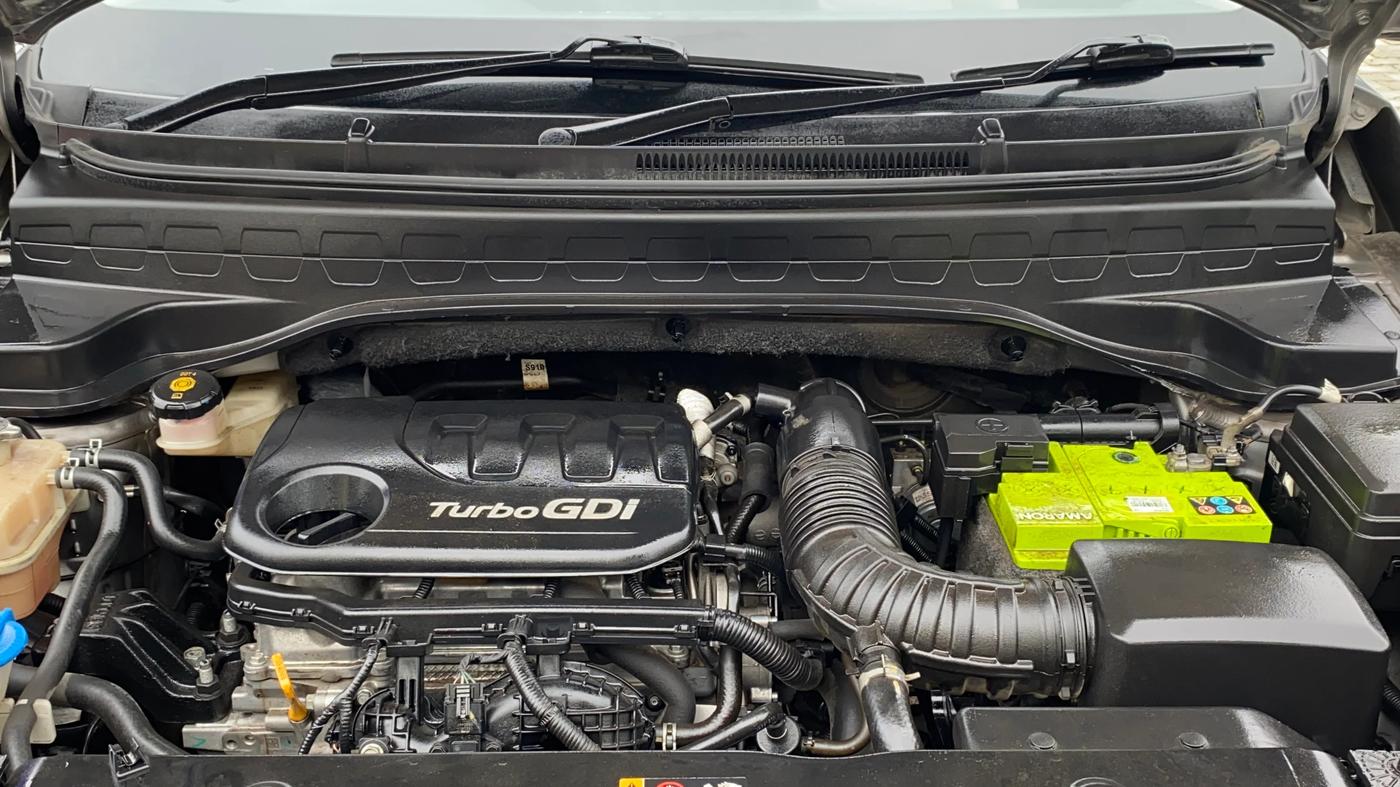 2021 KIA SONET HTX PLUS 1.0 IMT, Petrol, Manual, 70,037 km, Engine View